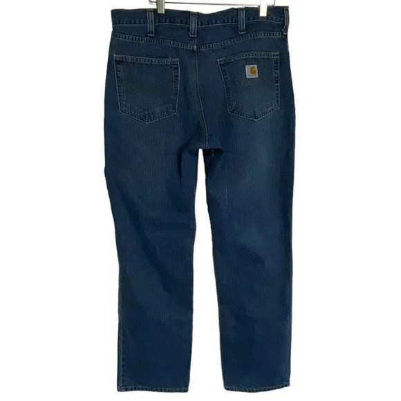 Carhartt Relaxed Fit 36x32 blue jeans Workwear Campcore‎ Cabincore - Picture 3 of 5